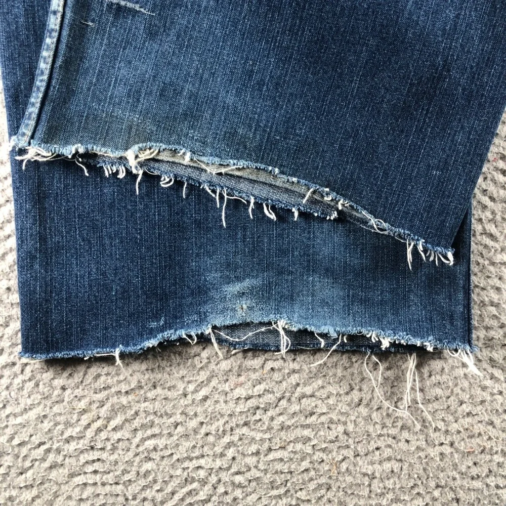 VTG State Property Jean Mens 36x30 Blue Baggy Skater Wide Leg Hip Hop Y2K Grunge